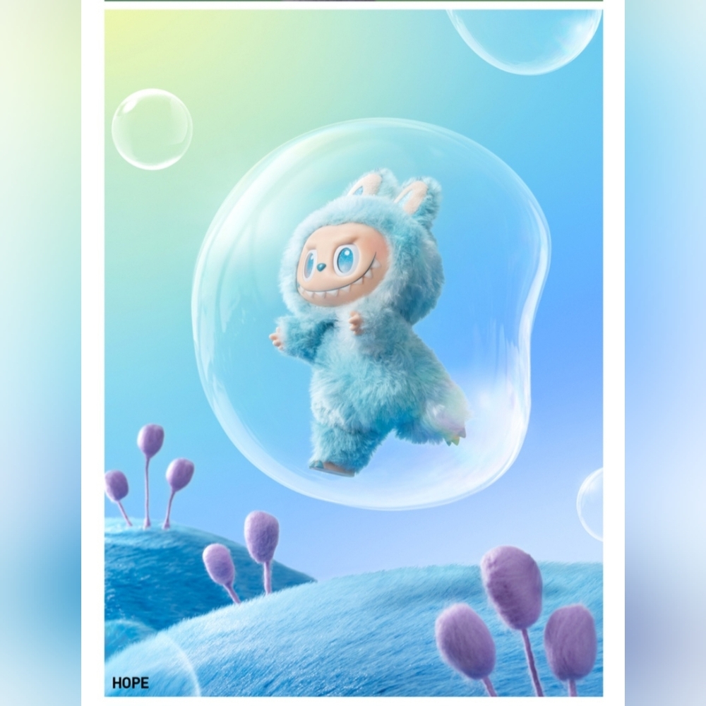 Aunthentic Pop Mart Labubu Big Into Energy - New Sealed Box "HOPE"
